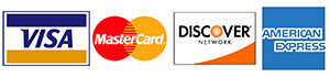 Payments We Accept Visa MasterCard Discover American Express